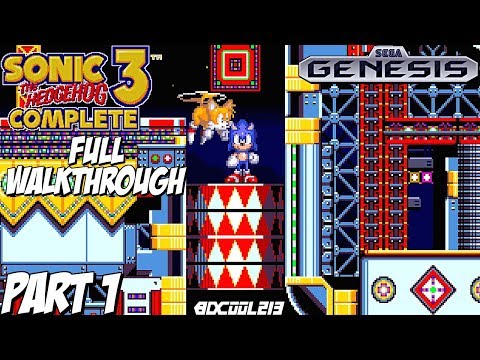Sonic 3 Complete Gameplay Full Walkthrough Part 1 - Sega Genesis