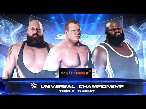WWE - Kane vs Mark Henry vs Big Show - Triple Threat Match - SmackDown Live