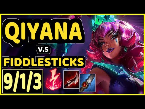 SELFMADE (QIYANA) vs FIDDLESTICKS - 9/1/3 KDA JUNGLE CHALLENGER GAMEPLAY - EUW