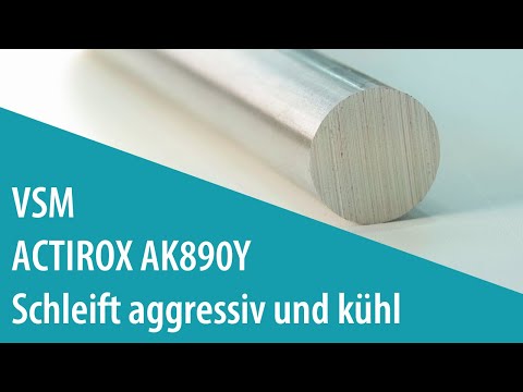 Schleift aggressiv und kühl: ACTIROX AK890Y - Schleifband für maximalen Abtrag