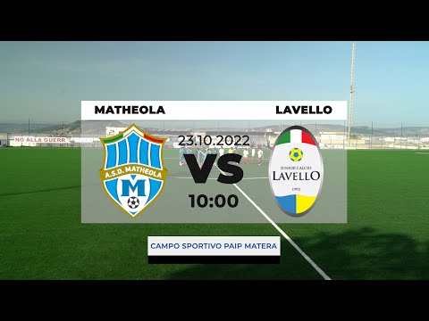 U15 Highlights Matheola - Junior Calcio Lavello 23.10.2022 Risultato finale 3-0