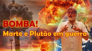 Marte e Plutão vindo pra cima com sangue nos olhos!