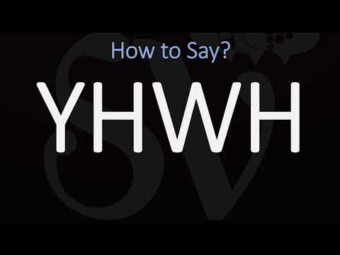 How to Pronounce YHWH? (CORRECTLY) | Jehovah, Yahweh, Pronunciation