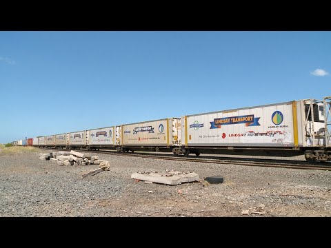 Pacific National 6MP4 TOLL Container Train Approaches Gheringhap (2/2/2024) - PoathTV Railway