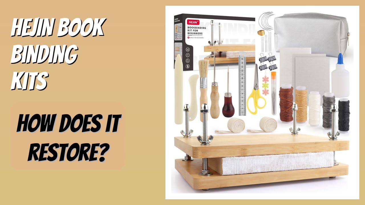 REVIEW (2026): HEJIN Book Binding Kits. Features