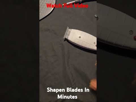 How To Shapen Andis T-Outliners Blades In Minutes