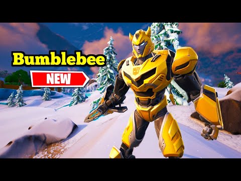 *NEW* Bumblebee Skin Gameplay - Fortnite X Transformers - Transformers Set