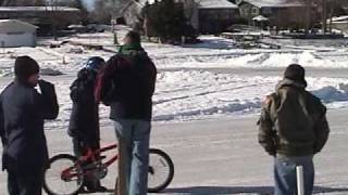 preview picture of video '2009 Celebration of Lakes: BMX Ice Bike Relay'