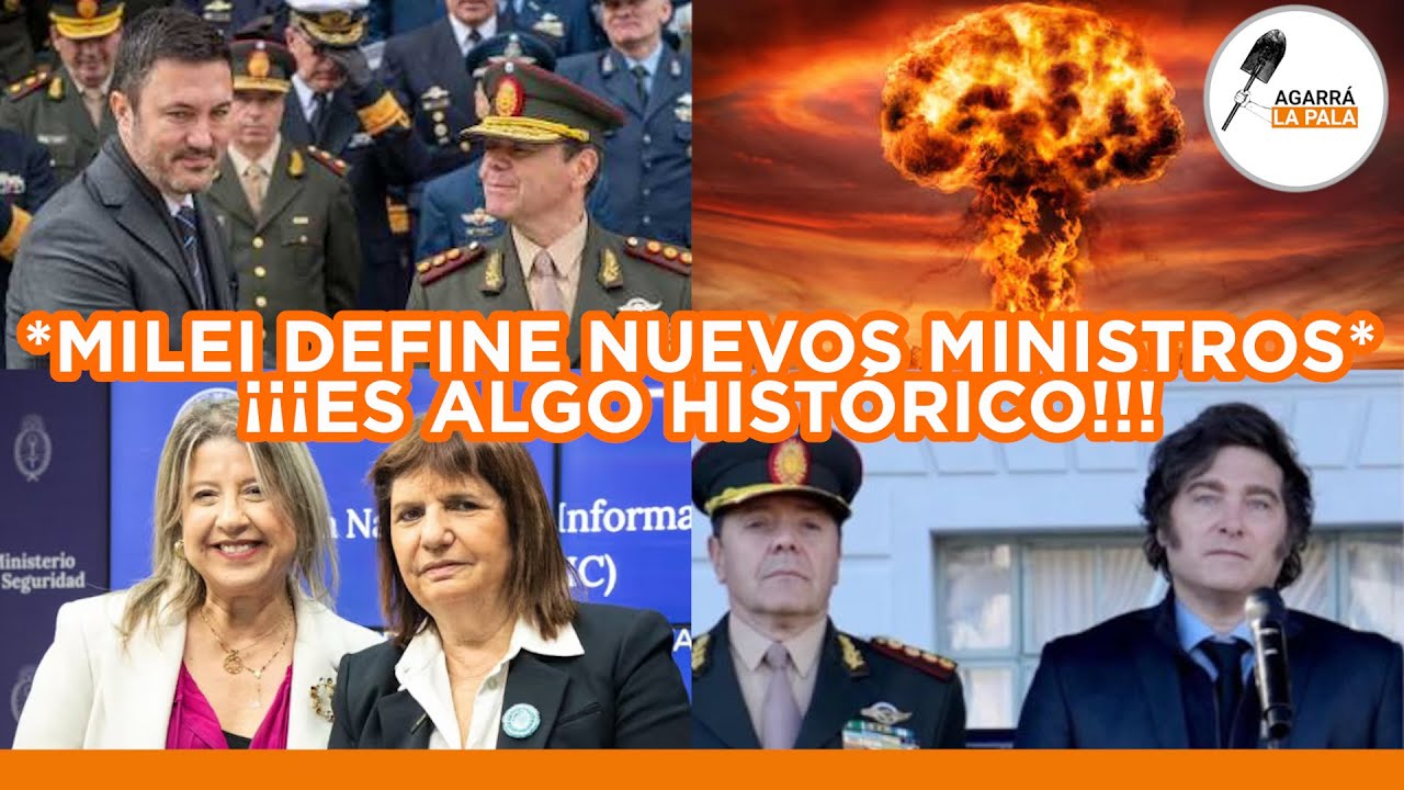 MILEI DEFINIÓ A LOS NUEVOS MINISTROS DE SEGURIDAD Y DEFENSA: “ES UNA DECISIÓN HISTÓRICA”