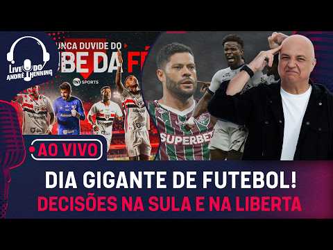 AO VIVO: SÃO PAULO X BOCA; FLUMINENSE X PLATENSE; VASCO X SANTA FÉ; COUTINHO CHEGOU; TITE NO FOGÃO?!