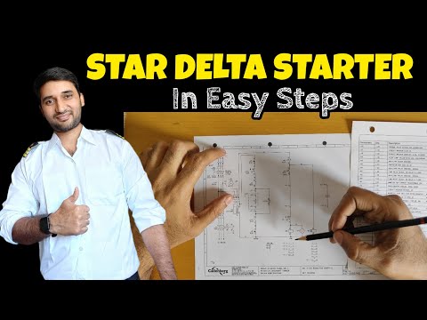 Star delta starter Explained-using WIRING Diagram in easy steps