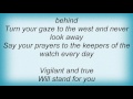 Jag Panzer - Legion Immortal Lyrics