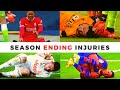 Season Ending Injuries in Football 2020 / 2021