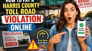 How to pay a Harris County Toll Road violation online