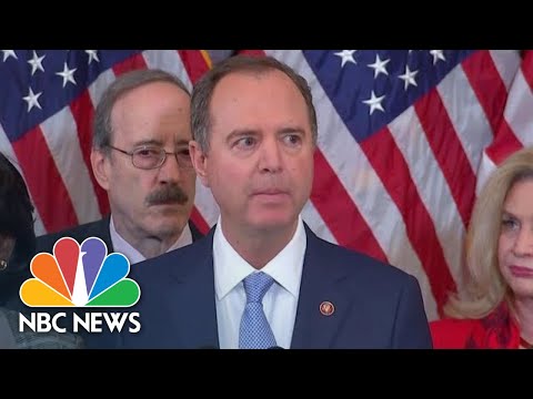 シフ：「トランプ氏の行動は議会に選択肢を与えない」｜NBCニュース (Schiff: ‘Actions Of Trump Gave Congress No Alternative’ | NBC News)
