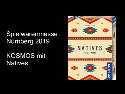 Spielwarenmesse Nürnberg 2019 - KOSMOS mit Natives Dein Stamm - Die Brettspieltester