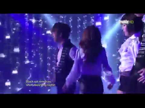MBLAQ & TARA  Black Cat @ 2011 MBC Gayo Daejun