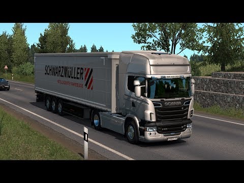ETS 2 1.35 - SCANIA R580 V8 - Trip: Daugavpils - Kaliningrad