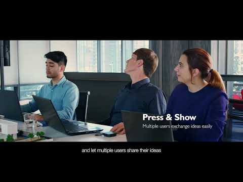 BenQ InstaShow WDC10C Plug-and-Play kabelloses Präsentationssystem Full-HD Streaming video preview