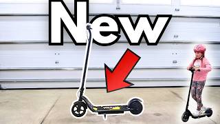 VOLPAM Kids Electric Scooter for Ages 8-12 Fun and Safe Ride!