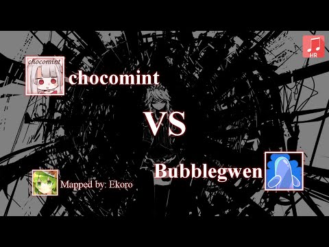 chocomint vs Bubbleman | UNDEAD CORPORATION - Everything will freeze (Ekoro) [Time Freeze]+HR