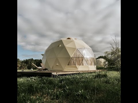 фото купольный модульный дом-сфера ''гео''. металлокаркас 0