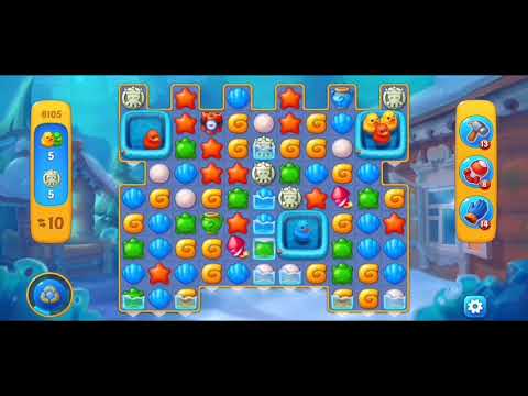 Fishdom 6105 Super Hard Level - NO 💣🧨💥