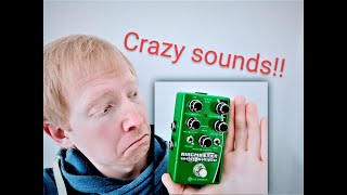Video thumbnail for The "Ringmaster Analog Multiplier" by Pigtronix, Crazy Guitar Effect Pedal Demo by Arneluebbertyguitar