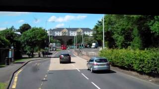 M71 Passenger Bus Drive To Dunfermline Fife Scotland