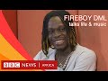 Fireboy DML talks Peru, Life Outside Fame and Skydiving - BBC What's New