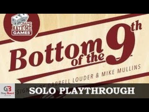 Bottom of the 9th - Solo Playthrough - YouTube