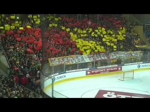 Choreo Härzkurve (SCL Tigers vs. SC Bern, Cup-1/4-Final)