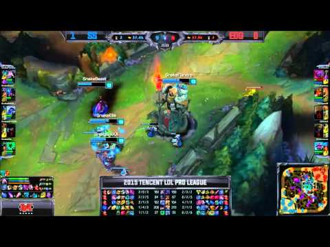 SS vs EDG, Game 2   LPL Spring 2015 W2D1   Team Snake vs EDward Gaming