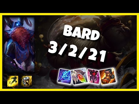 Bard vs Nautilus BR Challenger SUPPORT (3/2/21) - v11.5