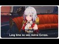 Topaz in Penacony Meets the Astral Express (Cutscene) | Honkai Star Rail 2.1