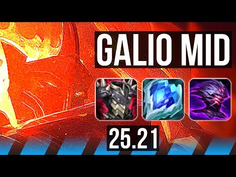GALIO vs YASUO (MID) | 4/1/16 | EUW Master | 25.21