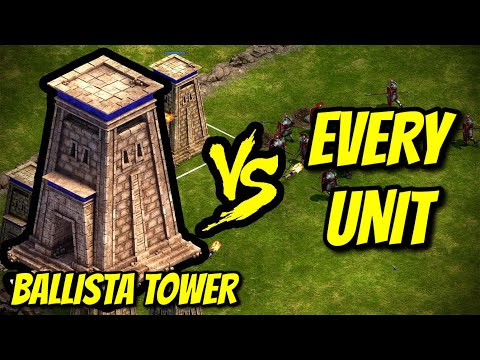 BALLISTA TOWER vs EVERY UNIT | Age of Empires: Definitive Edition