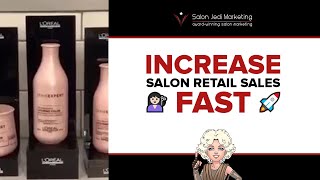 How to sell retail products in a salon