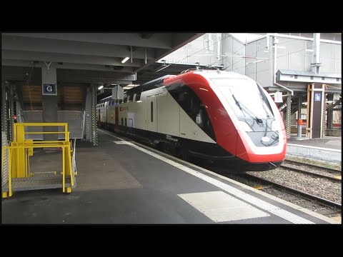 Abfahrt des IR13 in Winterthur