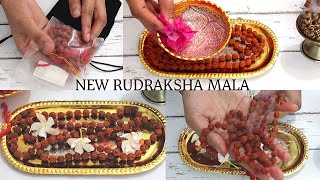 रुद्राक्ष माला-How i Purified And Energized My New Rudraksha Mala Before Wearing/Chanting/Meditating