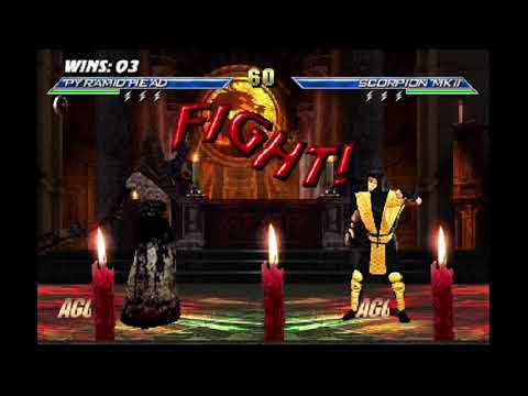 Pyramid Head Gameplay - Mortal Kombat Chaotic New Era Custom Game