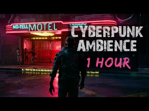 CYBERPUNK Ambience | 1-Hour of  Epic Futuristic  Ambient sounds for Sleeping or Dreaming