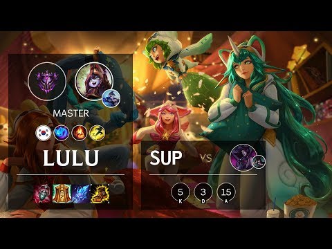 Lulu Support vs Morgana - KR Master Patch 10.4