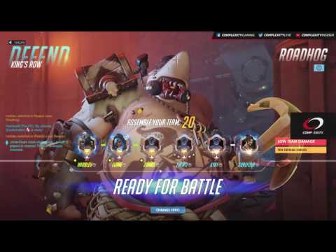 [Rank: 3800 SR] CompLexity Harbleu | Roadhog, Reaper | King's Row Pro Gameplay