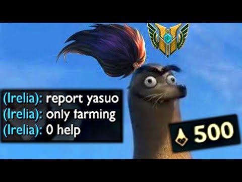 Report 9x Yasuo pls - Irelia, 8 years old