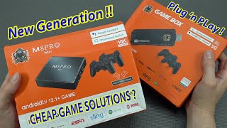 New Generation Of Cheap Game Box Systems Are Here ! Are They Good ? .. M8 Pro & Game Box Stick