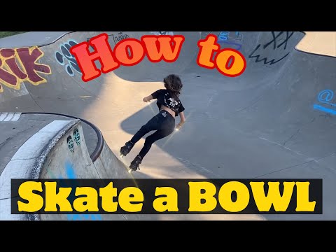 How to skate a bowl! Bowl skaters!One step at a time🌱