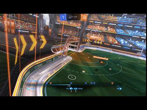 Rocket League My best double touch goal