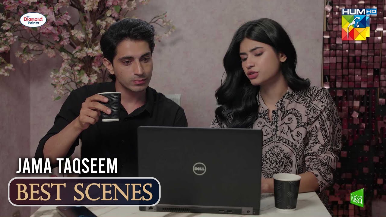 Jama Taqseem Ep 27 - Romantic Scene  [Mawra Hocane & Talha Chahour] - HUM TV