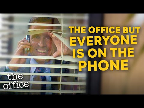 The Office but EVERYONE is on the Phone - The Office US